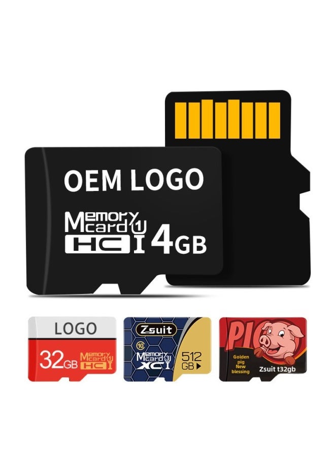 Generic - C10 High Speed SD Card 32g Mobile Phone TF Card 128gU3 Monitoring Memory Card Special Memory Card For Driving Recorder-Colour:Memory Card-Capacity:512MB - Image 1