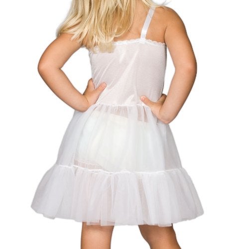 IC Collections I.C. Collections Little Girls White Bouffant Sweetheart Slip Petticoat, 3T - Image 2