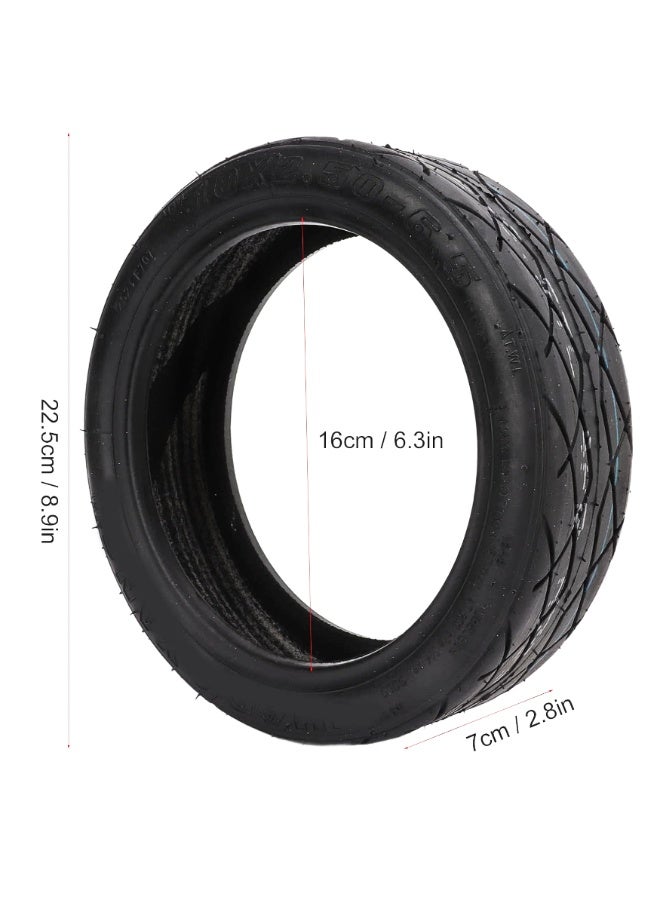 Fukukawa 10x2.50-6.5 Tubeless Electric Scooter Tire 10 Inch Heavy Duty Vacuum Rubber Tyre Anti Slip Wear Resistant Puncture Resistant Front and Rear Replacement - Image 3