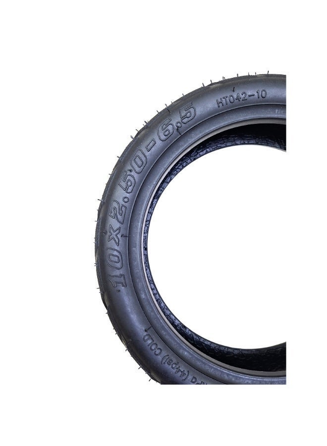Fukukawa 10x2.50-6.5 Tubeless Electric Scooter Tire 10 Inch Heavy Duty Vacuum Rubber Tyre Anti Slip Wear Resistant Puncture Resistant Front and Rear Replacement - Image 4