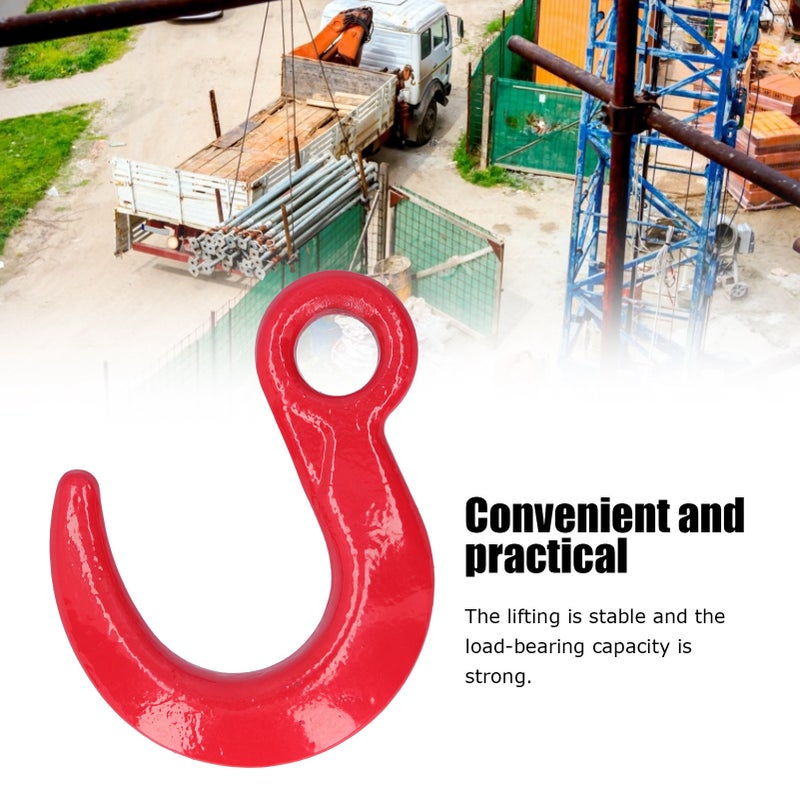 6500lb Lifting Hook Large Opening Alloy Steel Crane Hoist Hook for Construction Engineering - Image 3