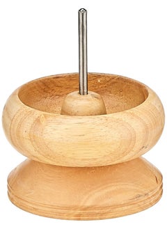 Spin N Bead Spinner For Fast Stringing Ideal For Beaders Jewelry Makers & Designers Wood Bowl With Big Eye Needle Saves Time & Loads Seed Beads Efficiently