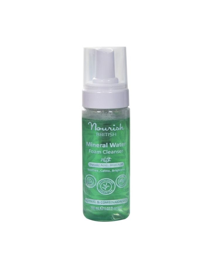 Mineral Water Foam Cleanser For Normal & Combination Skin - 150ml