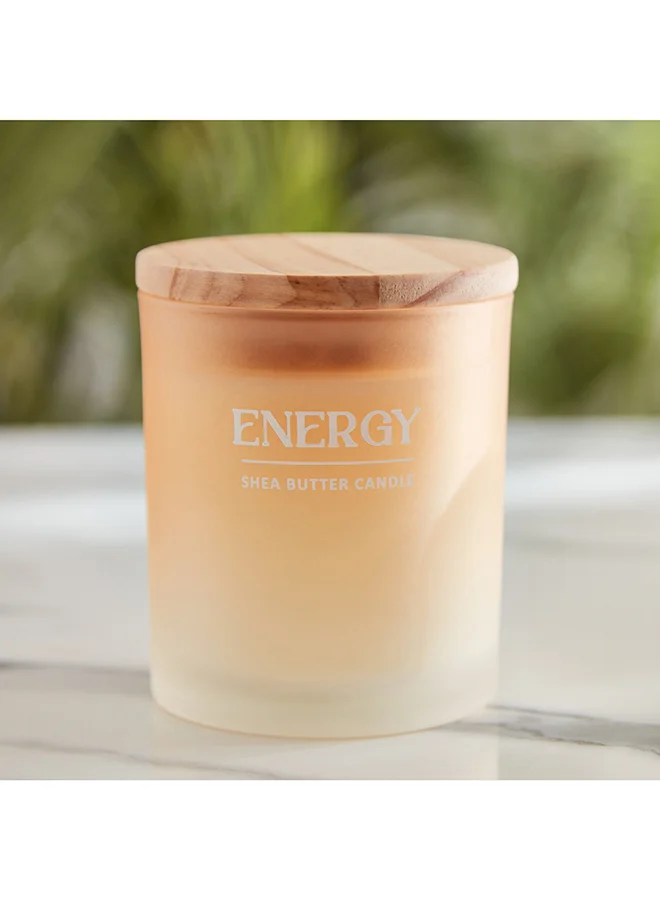 هوم بوكس Nourish Energy Jar Candle with Wooden Lid 206 g