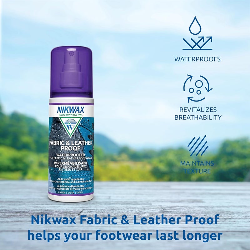 Nikwax Fabric and Leather Proof Waterproofing 4.5 Fl oz 125 ml - Image 2