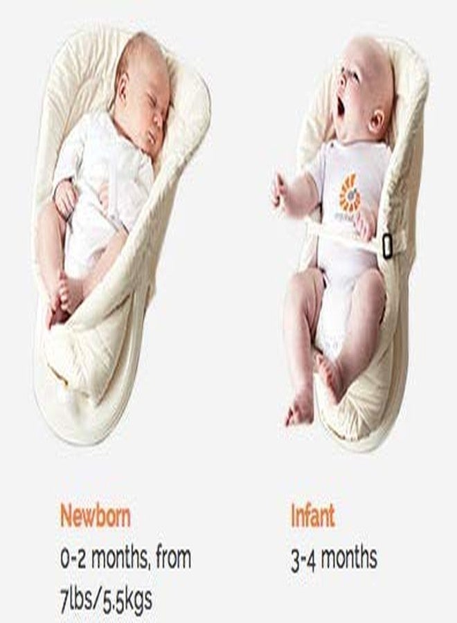 BABIES BLOOM Beige Organic Cotton Baby Sleeping Bag for Newborns (Blanket Bag Pouch) (0-6 Months Maximum), Baby Sleeping Carry Bag - Image 3