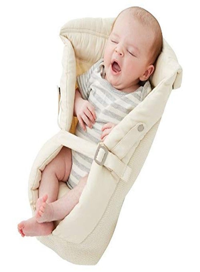 BABIES BLOOM Beige Organic Cotton Baby Sleeping Bag for Newborns (Blanket Bag Pouch) (0-6 Months Maximum), Baby Sleeping Carry Bag - Image 1