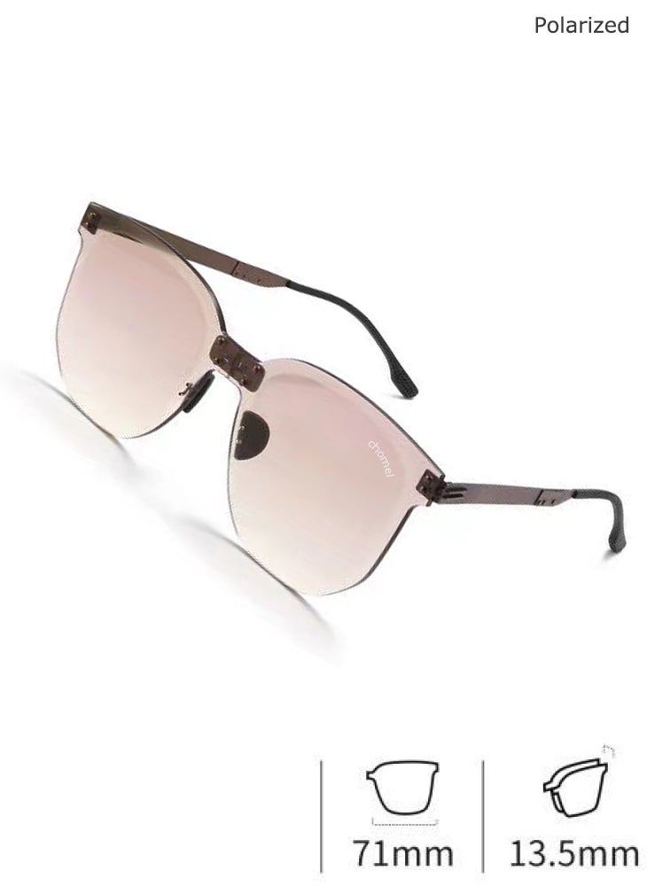 Chomel Fashion High-Definition Nylon Lens Sunglasses For Women's High-End Elegant Anti-Ultraviolet Anti-Blue Light  - Image 3