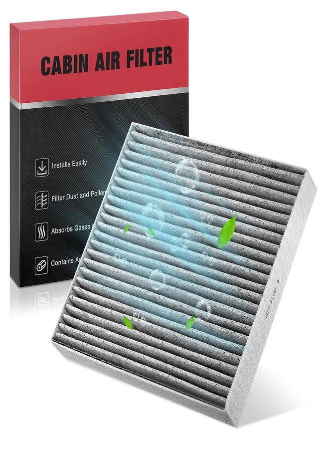 BDFHYK CF10285 Cabin Air Filter w/Activated Carbon Replacement for Toyota, Jaguar, Land Rover, Lexus, Scion, Subaru, Camry, Corolla, Highlander, ES300h, GS350 - Image 1