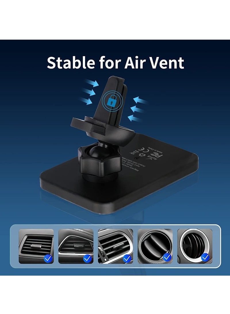 MagSafe Car Charger/Magnetic Wireless Car Charger Fast Charging Auto-Alignment Wireless Car Charger Air Vent Mount for iPhone 14/13 / 12 Series and Compatible with MagSafe Case  Ring - Image 3