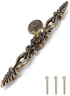 HASTHIP HASTHIP® Traditional Antique Brass Cupboard Cabinet Drawer Door Pull Handle Wardrobe Handle 191mm  - Image 1
