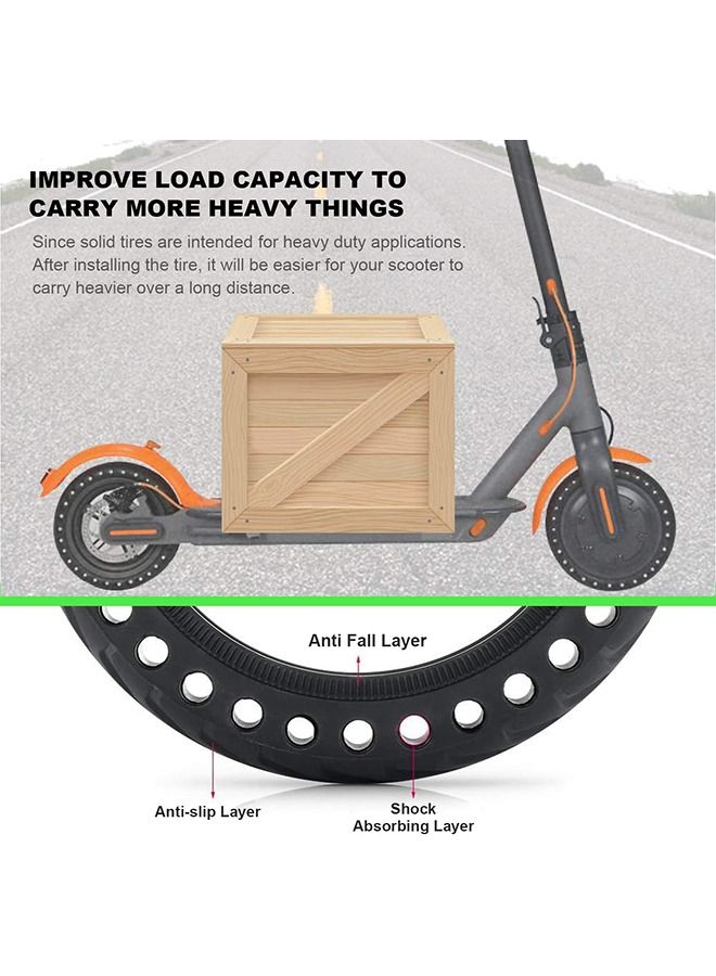 2 Pieces Solid Tyre Compatible with 8.5'' Electric Scooter - 8 1/2 X 2 Spare Solid Tires  Scooter Tires Acessories for the Xiaomi M365 / Mi Pro 2 / Cecotec And All 8.5 -Inch Scooter - Image 4