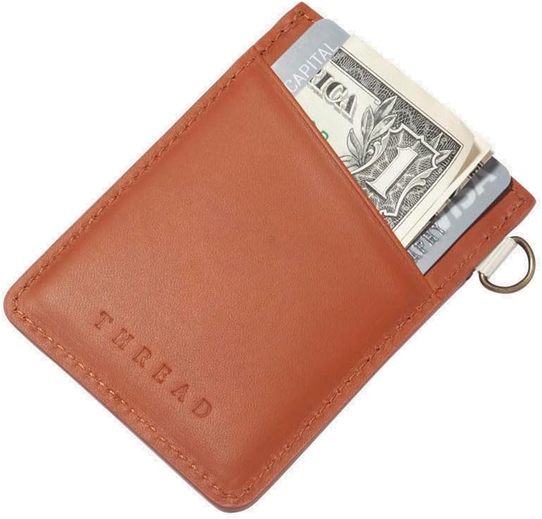 Thread Wallets محفظة بطاقات فاخرة رفيعة للغاية (إيميلين البحرية) - Image 1