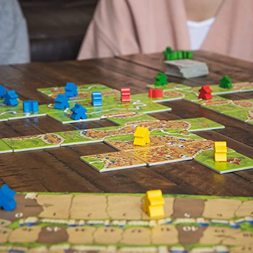 Awestuffs Family Board Games for Adults and Kids - Ages 8 and up, 2 to 8 Players (Carcassonne) - Image 2
