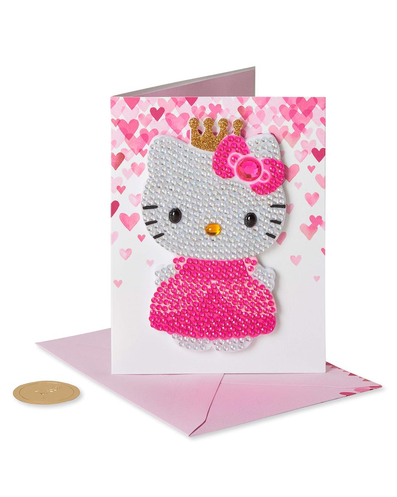 Papyrus Hello Kitty Birthday Card for Girl (Birthday Princess) - Image 4