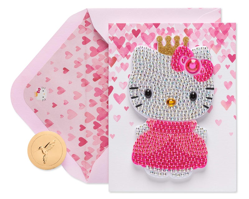 Papyrus Hello Kitty Birthday Card for Girl (Birthday Princess) - Image 1