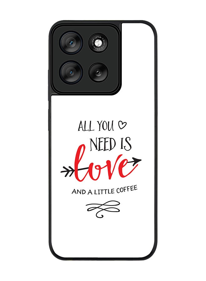 Stylizedd For Motorola Moto G56 Case,Slim fit Camera Protection, Shockproof Thin Phone cover  - All You Need Is A Little Love - Image 1