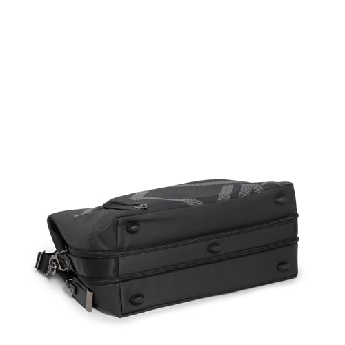 TUMI Alpha Double Expansion Travel Satchel - Business Duffel Bag for Men & Women - Weekend Travel Bag with Shoulder Strap - Reflective TUMI Jacquard - Image 3