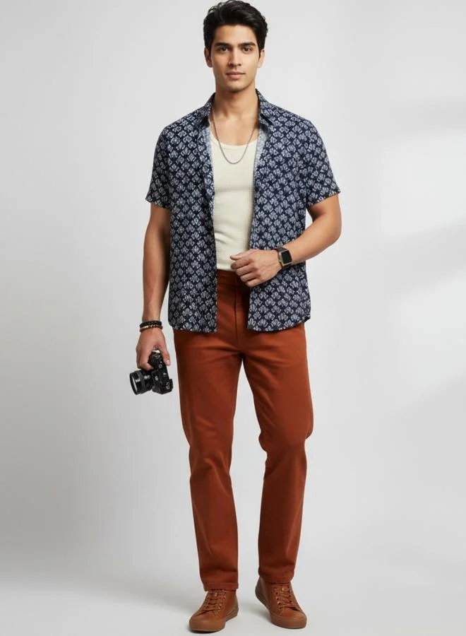 ترولوم Men Classic Graphic Print Casual Shirt