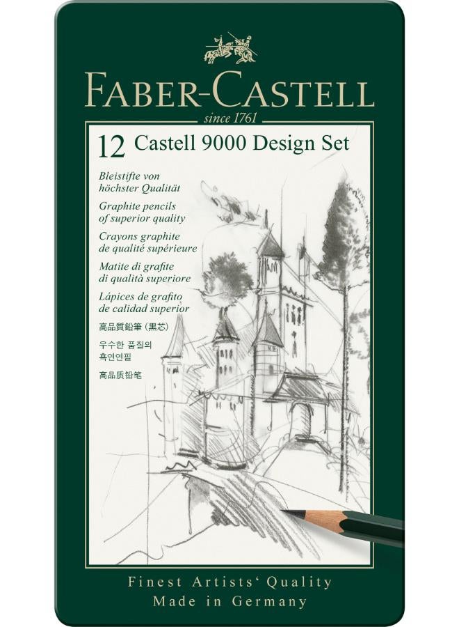 اقلام رصاص جرافيت Castell 9000 Design Set اقلام/12