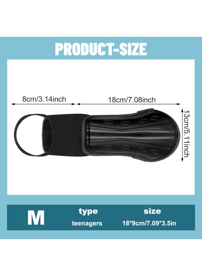 SANMUGEED Football Shin Guards for Boys - Kids Shin Pads with Calf & Ankle Protection, Football Training Equipment for Ages 8-14 Youth & Adults - Image 4