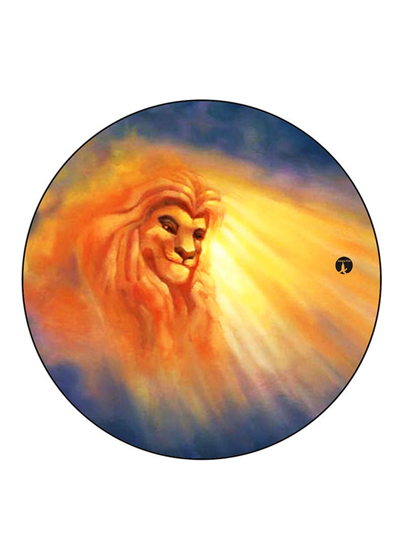 RKN Disney Printed Mouse Pad  Round  Multicolour