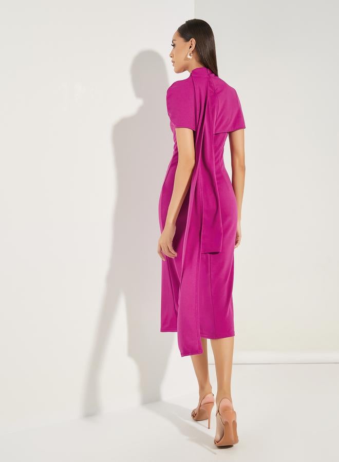 Styli Statement Sleeve Dress  - Image 4