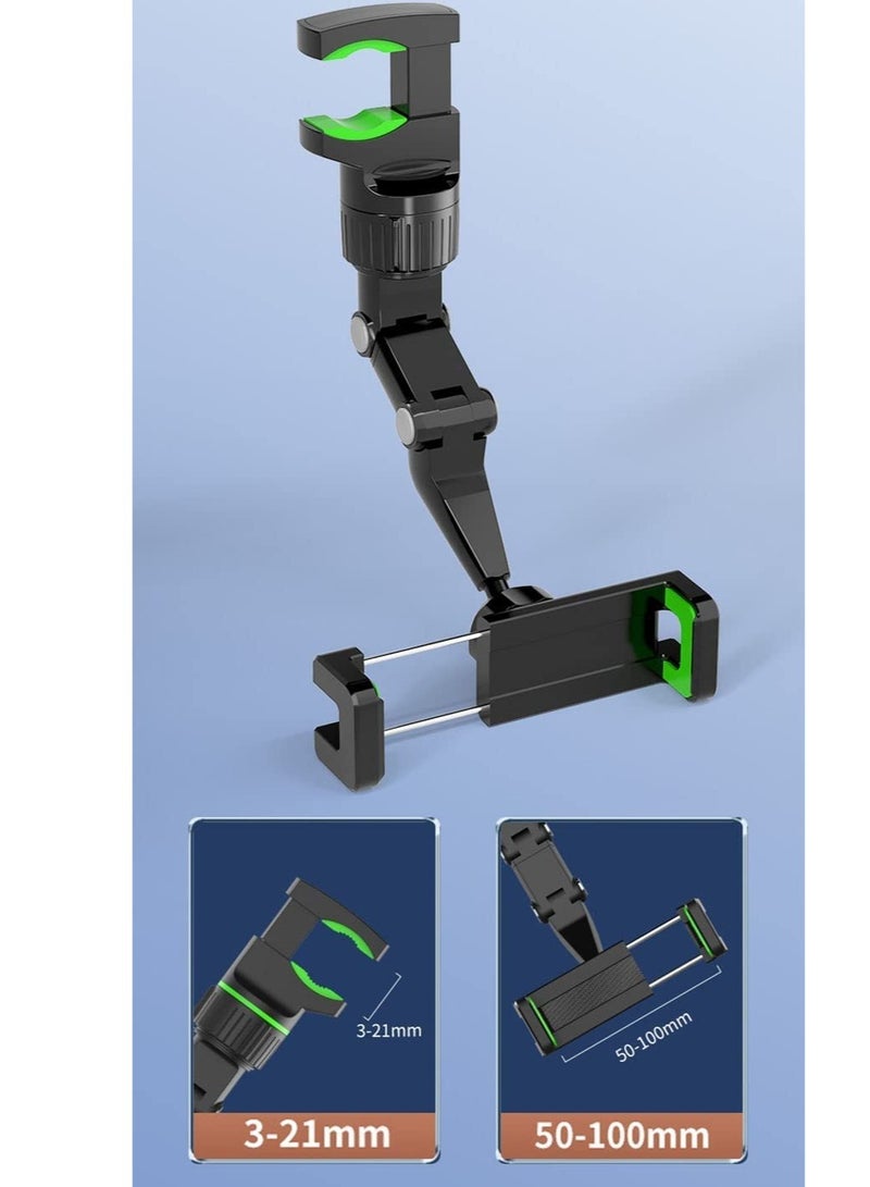 ELTRAZONE 360 Degree Rotating Rearview Mirror for 4.0-6.1in Mobile (Green) - Image 4