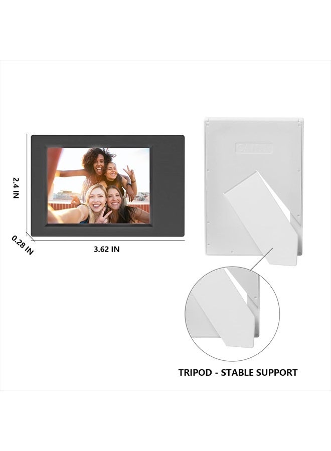CAIYOULE إطار صور صغير لصور Instax Mini 12/11/9/8/7+/EVO 3'' - إطار صور بولارويد كلاسيكي 2x3 (10 عبوة) - Image 5