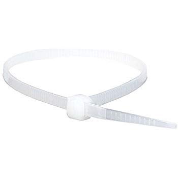 SCHOFIC Cable Zip Ties Heavy Duty 150 MM SIZE 6", Ultra Strong Plastic [POLYAMIDE] Wire Ties with 49 Pounds Tensile Strength, Nylon Tie Wraps with 2.4 MM Width in Halogen free Material -White (150) - Image 5