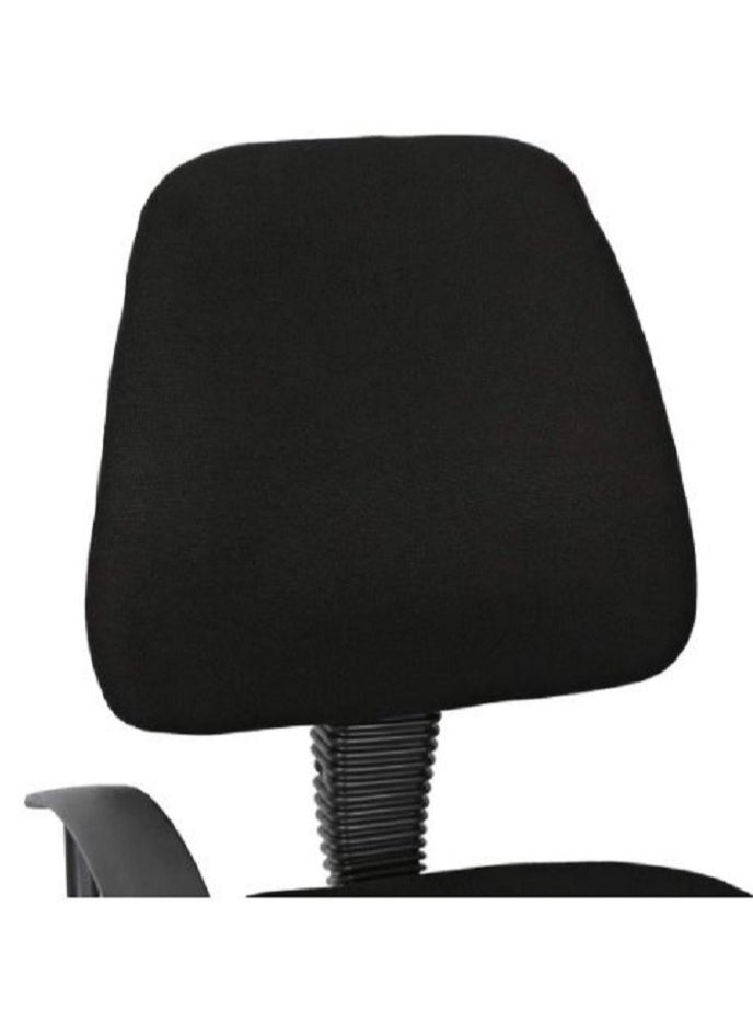 AL WADI FURNITURE - AWF AL WADI FURNITURE Modern Cherrybrown Compressed Wood Desk with Cushioned Back and Seat Design Adjustable Medium back 360 Swivel Desk Chair Black for Home,Office,Study,Living Room,Warehouse,Hospital Use - Image 1
