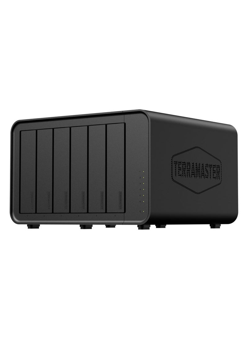 TERRAMASTER TERRAMASTER F6-424 NAS Storage 6Bay – N95 Quad-Core CPU, 8GB DDR5 RAM, Dual 2.5GbE Ports, Network Attached Storage with High Performance (Diskless) - Image 1