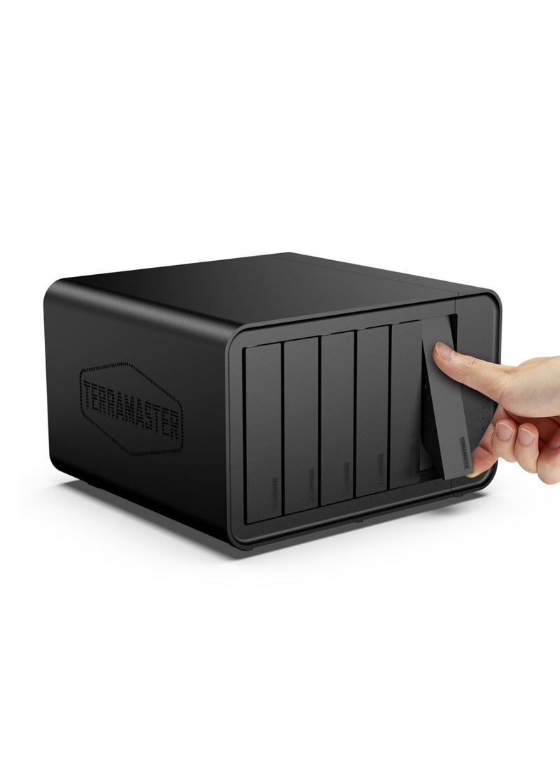 TERRAMASTER TERRAMASTER F6-424 NAS Storage 6Bay – N95 Quad-Core CPU, 8GB DDR5 RAM, Dual 2.5GbE Ports, Network Attached Storage with High Performance (Diskless) - Image 3