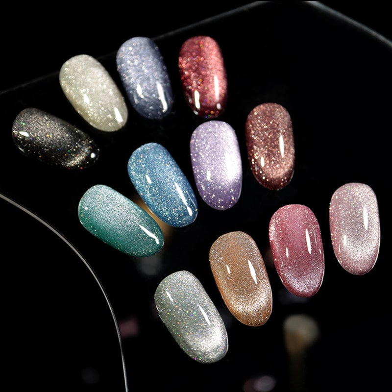 ANNIES Cats Eye Reflective Glitter Nail Glue Fashion Sparkling Diamond Nail Glue DIY Nail Art Fingernail Decoration - Image 4