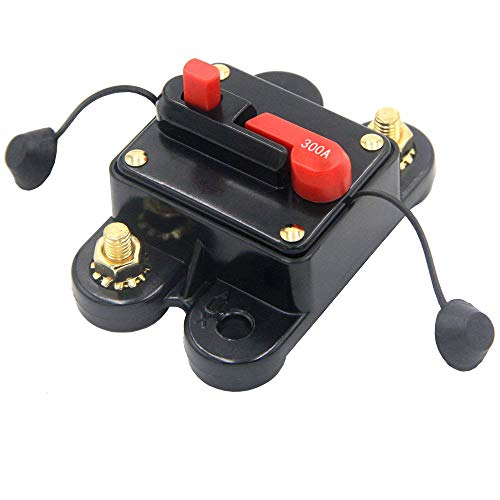 ZOOKOTO 300Amp Circuit Breaker Fuse Holder, Trolling Motor Auto Car Marine Boat Bike Stereo Audio Inline Fuse Inverter with Manual Reset 12V-24V DC (300A) - Image 5