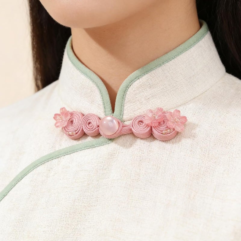 Cheongsam Flower Knot Button 11 Color for Clothing and Handicrafts Flower Button - Image 3