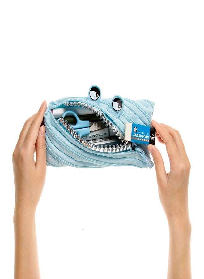 ZIPIT Grillz Pencil Case for Boys | Pencil Pouch for School, College and Office | Pencil Bag for Kids (Blue) - Image 5