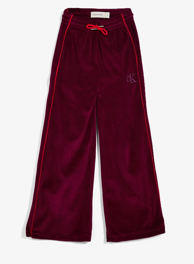 كالفن كلاين جينز بنطلون رياضي برباط وشعار الشباب - Image 1