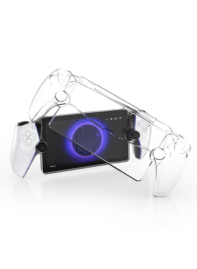 Transparent Protective Cover Compatible with Playstation 5 Portal (PS5), Shockproof Anti-Scratch Anti-Sweat - Image 1