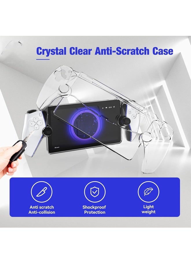 Transparent Protective Cover Compatible with Playstation 5 Portal (PS5), Shockproof Anti-Scratch Anti-Sweat - Image 4