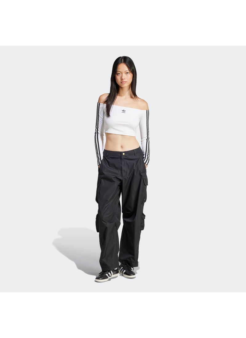 adidas Originals - Adicolor Off Shoulder Long-Sleeve Top - Image 1