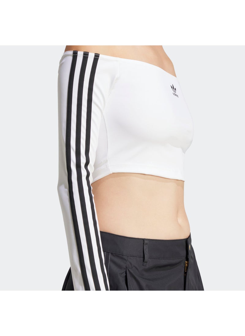 adidas Originals - Adicolor Off Shoulder Long-Sleeve Top - Image 1
