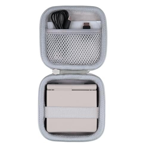 khanka Hard Travel Case Replacement for RG35XXSP Flip Portable Flip Retro Handheld Game ConsoleCase Only White - Image 1