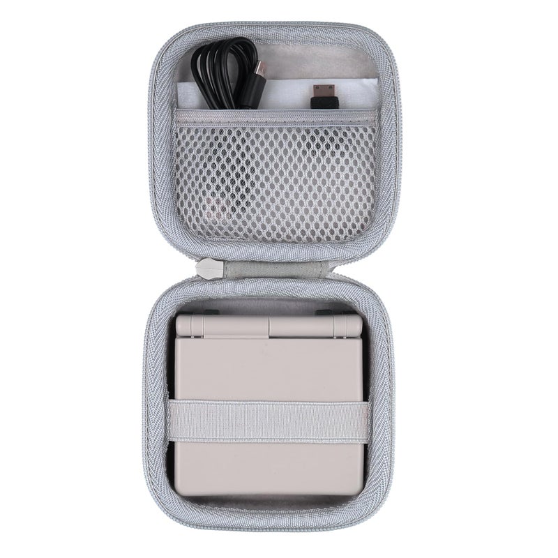 khanka Hard Travel Case Replacement for RG35XXSP Flip Portable Flip Retro Handheld Game ConsoleCase Only White - Image 2