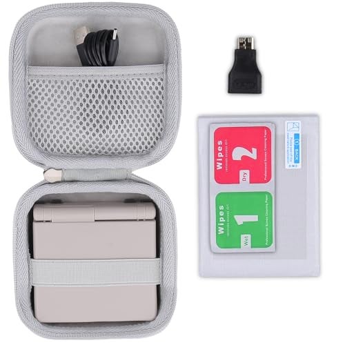 khanka Hard Travel Case Replacement for RG35XXSP Flip Portable Flip Retro Handheld Game ConsoleCase Only White - Image 3