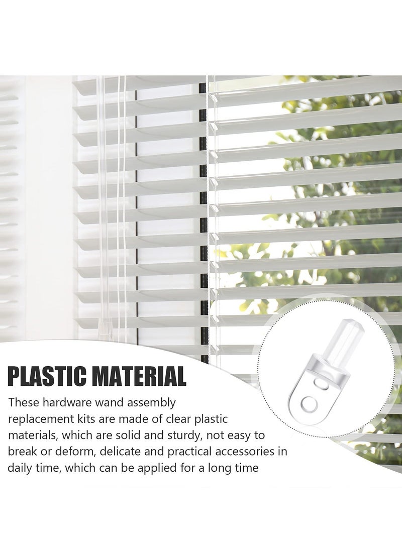 Vertical Blinds Replacement Slats, 12 Pieces Hardware Tilt Wand Tip Vertical Blind Repair Tabs for Replacement Slats Exterior Shutters for Interior Windows, Vertical Blinds Curtain Accessories - Image 4
