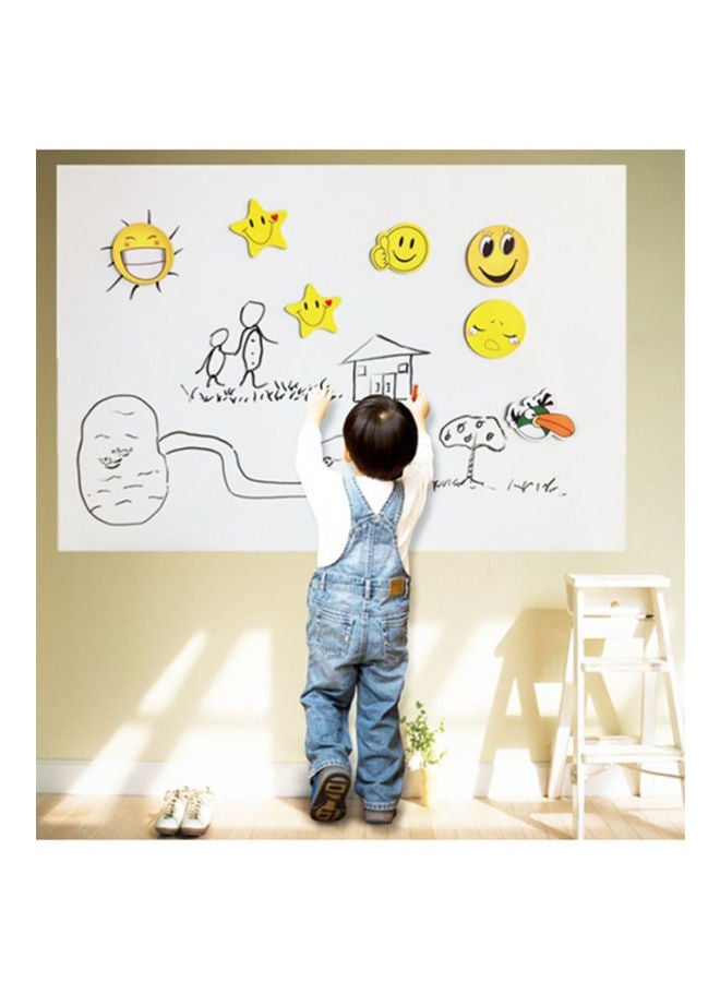 NIBEMINENT Teaching Soft Whiteboard Sticker Multicolour 60x200centimeter - Image 3