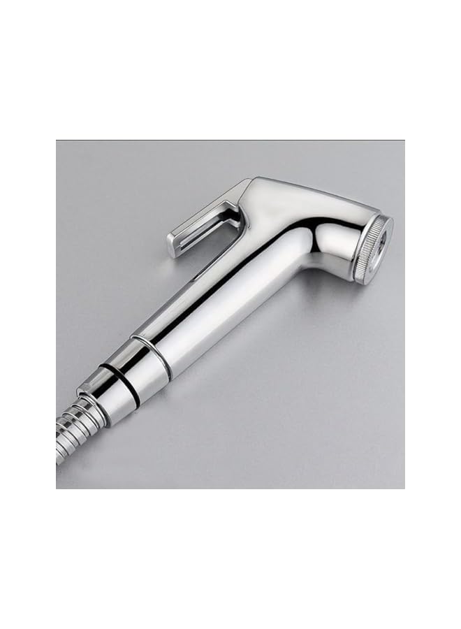 The Bros رشاش بيديت للمرحاض - تحكم قابل للتعديل في ضغط الماء مع خرطوم بيديت، محول شطاف المرحاض، رأس دش بيديت محمول، مجموعة خرطوم حامل حائط | 1.2م | - Image 5