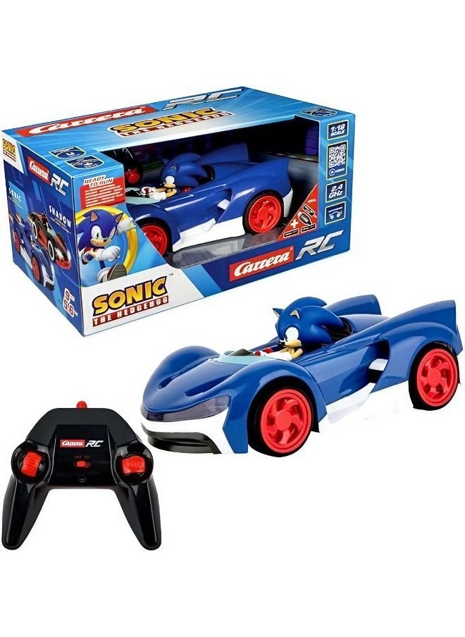 Carrera - Carrera Sonic the Hedgehog Sonic Racer Remote Control Car (1:20, Blue) - Image 1