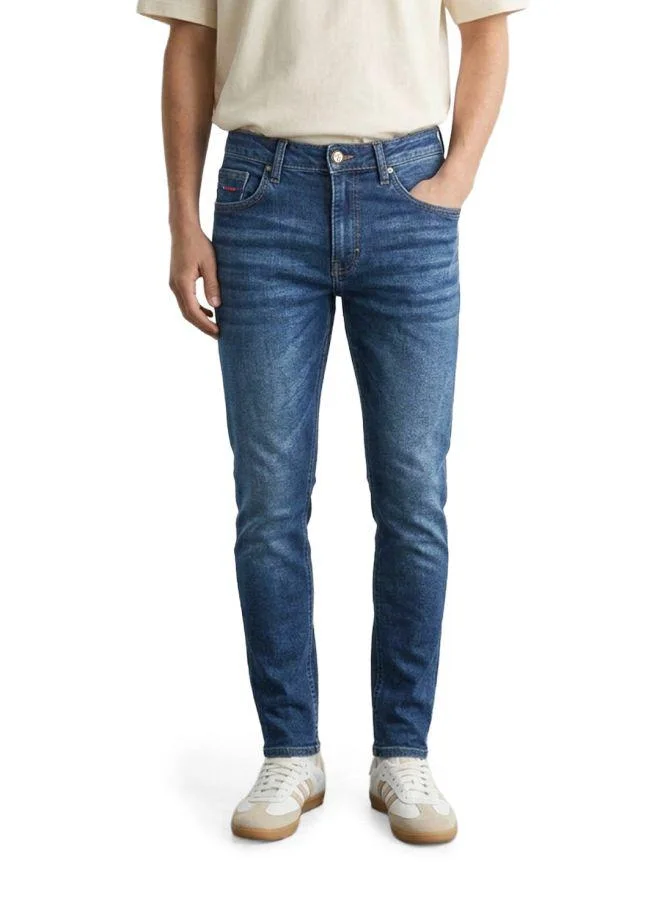 ذا انديان كراج كو Men Slim Fit Solid Jeans